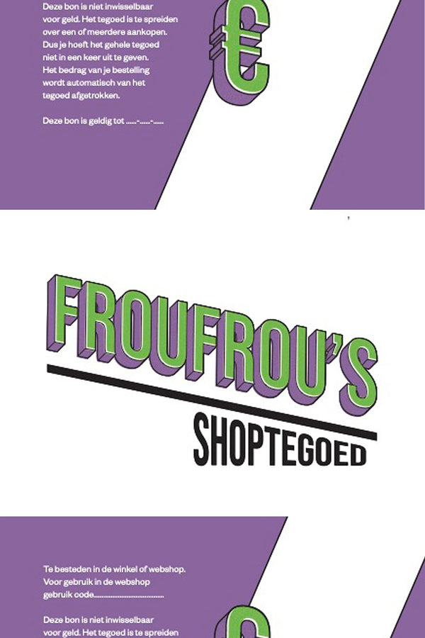 Froufrou's cadeaubon - per post