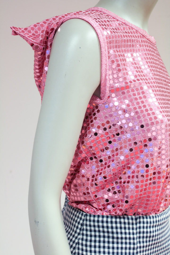 Roze pailletten top van Comme des Garcons 2007
