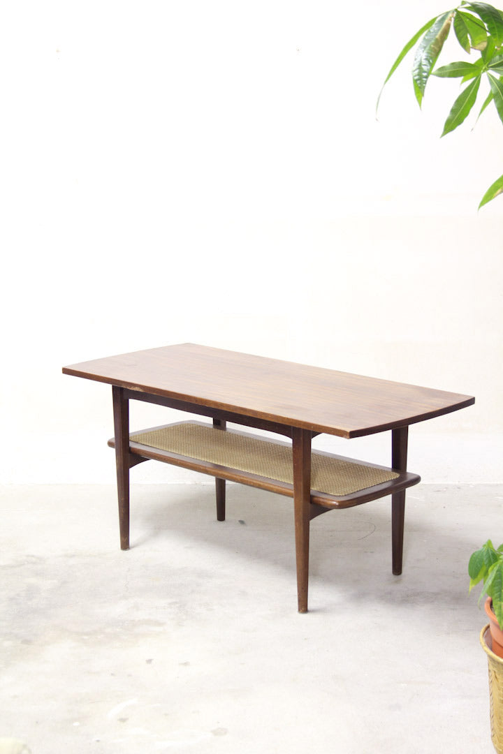 Vintage fifties salontafel teak hout