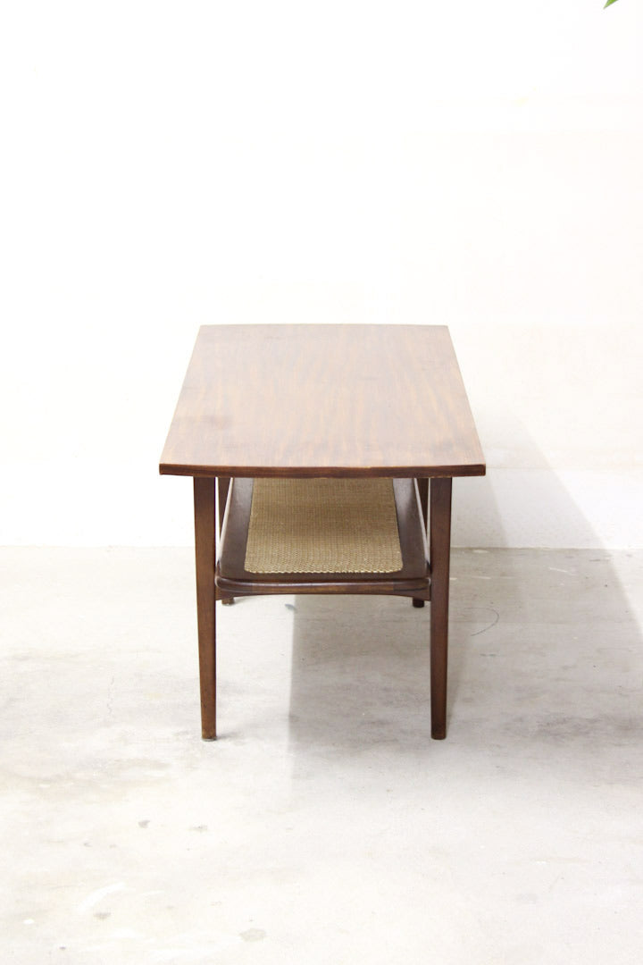 Vintage fifties salontafel teak hout