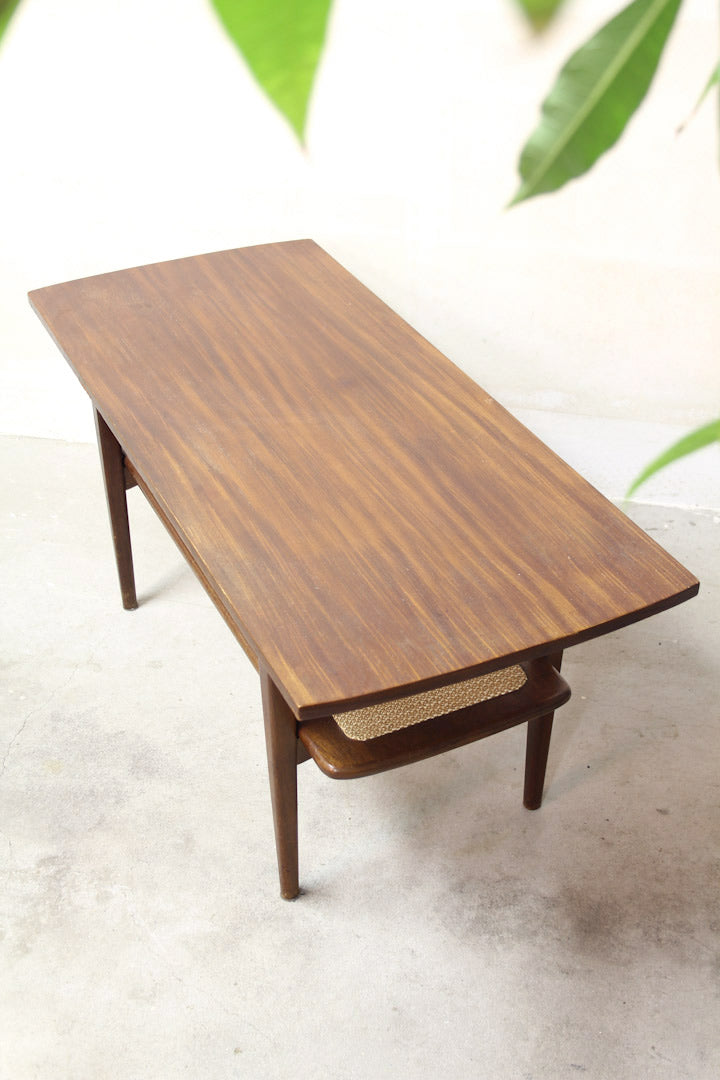 Vintage fifties salontafel teak hout