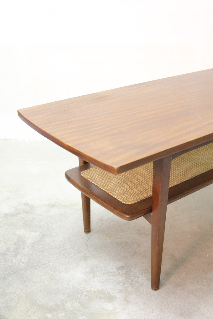 Vintage fifties salontafel teak hout