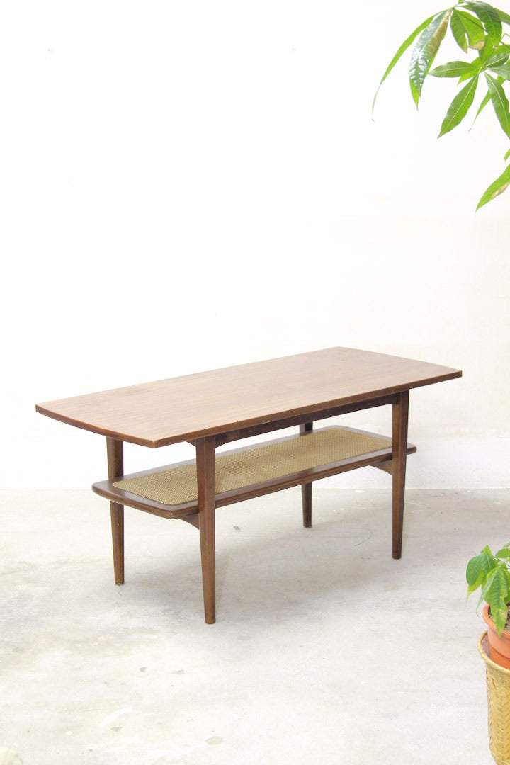 Vintage fifties salontafel teak hout