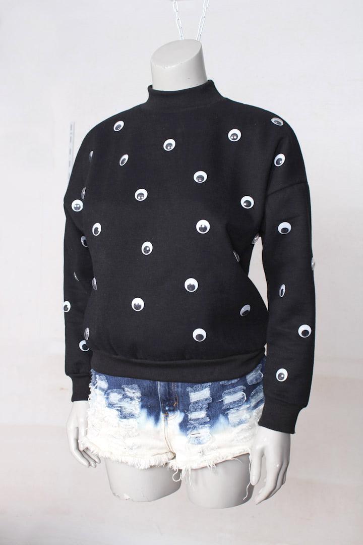 Googly eyes sweater