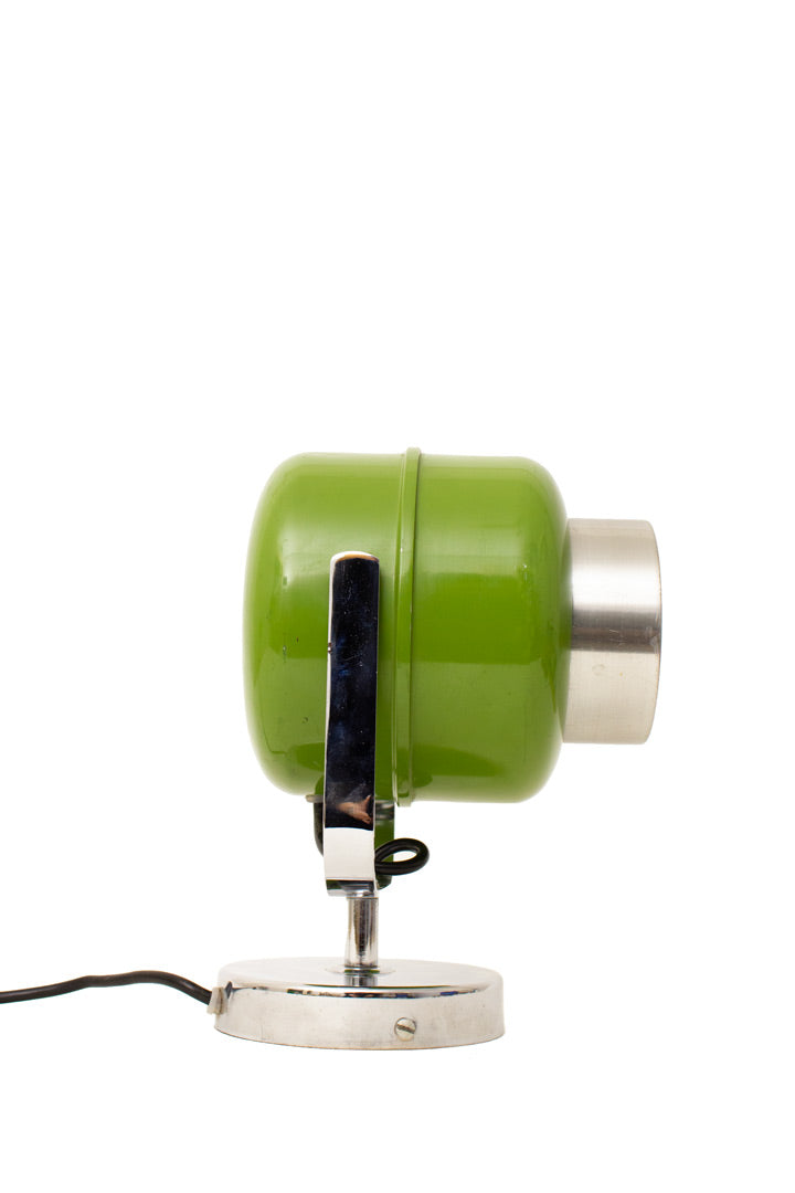 Vintage groene metalen wandlamp