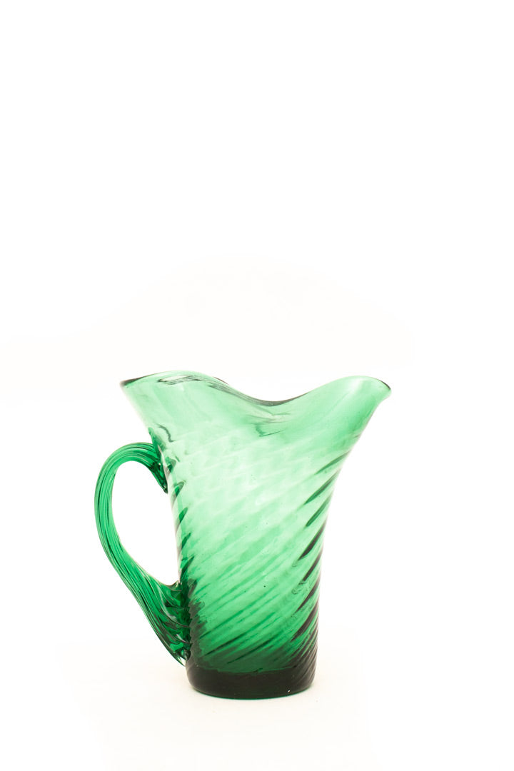Grote vintage glazen karaf Murano-stijl