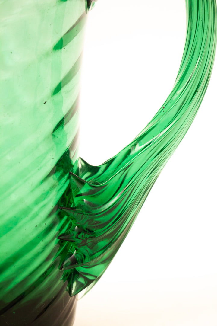 Grote vintage glazen karaf Murano-stijl