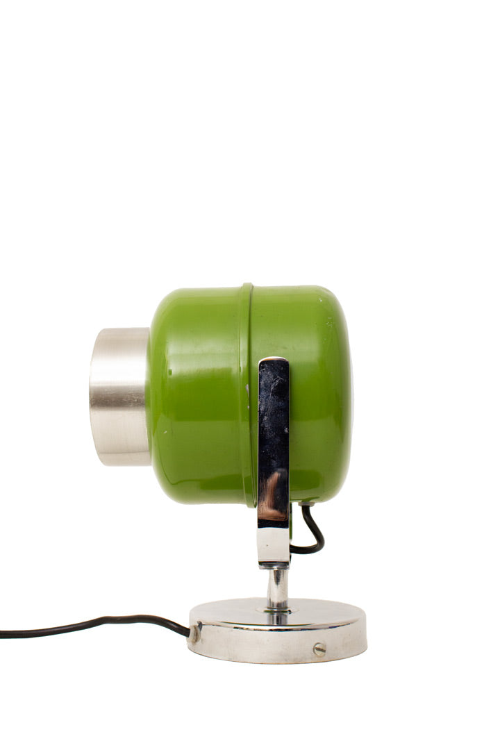 Vintage groene metalen wandlamp
