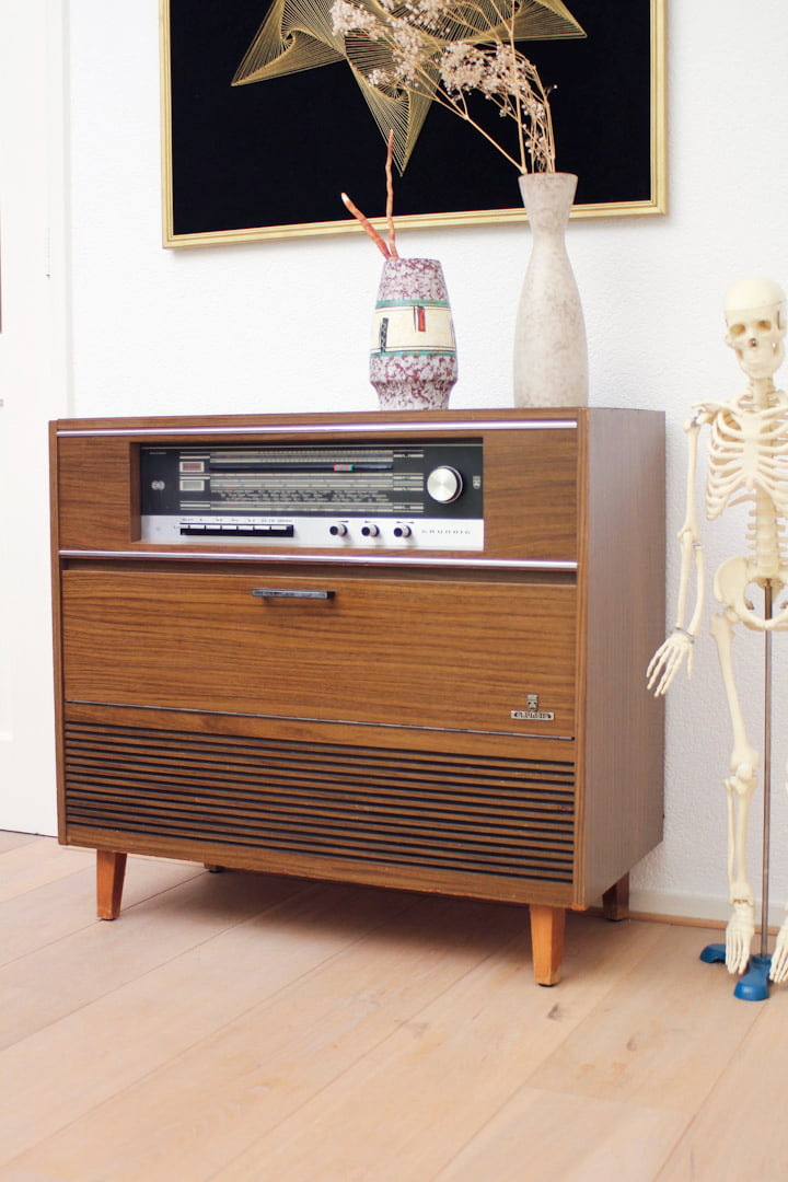 Vintage Radiogram Sideboard Grundig