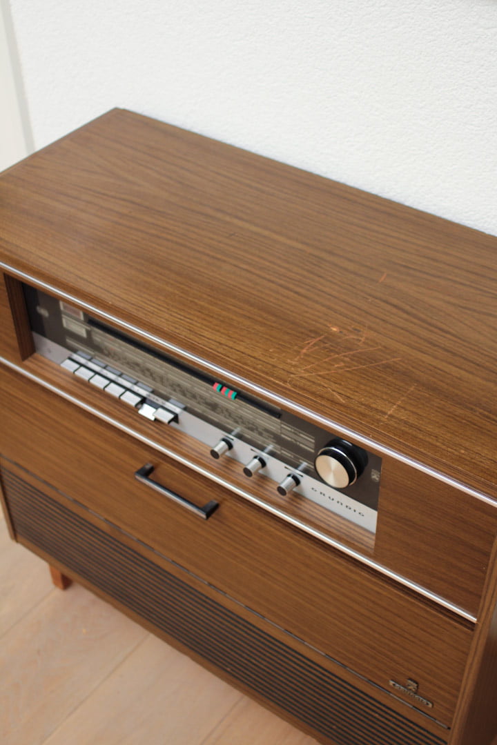 Vintage Radiogram Sideboard Grundig