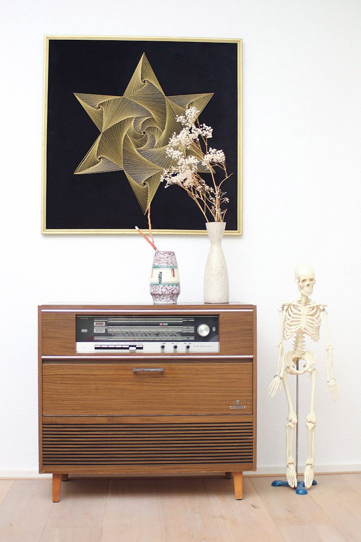 Vintage Radiogram Sideboard Grundig