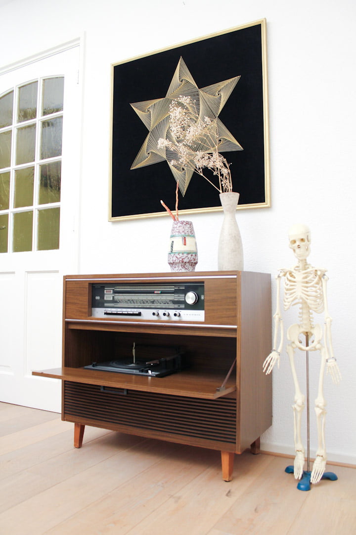 Vintage Radiogram Sideboard Grundig