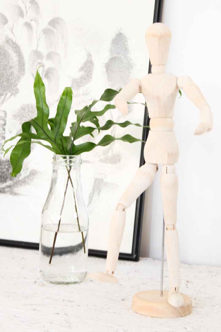 Houten anatomie pop / tekenpop