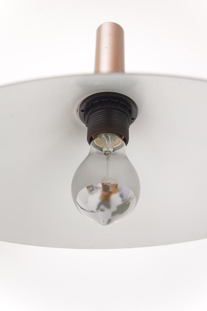 Jaren 60 bruine OMI vloerlamp Sölken Leuchten