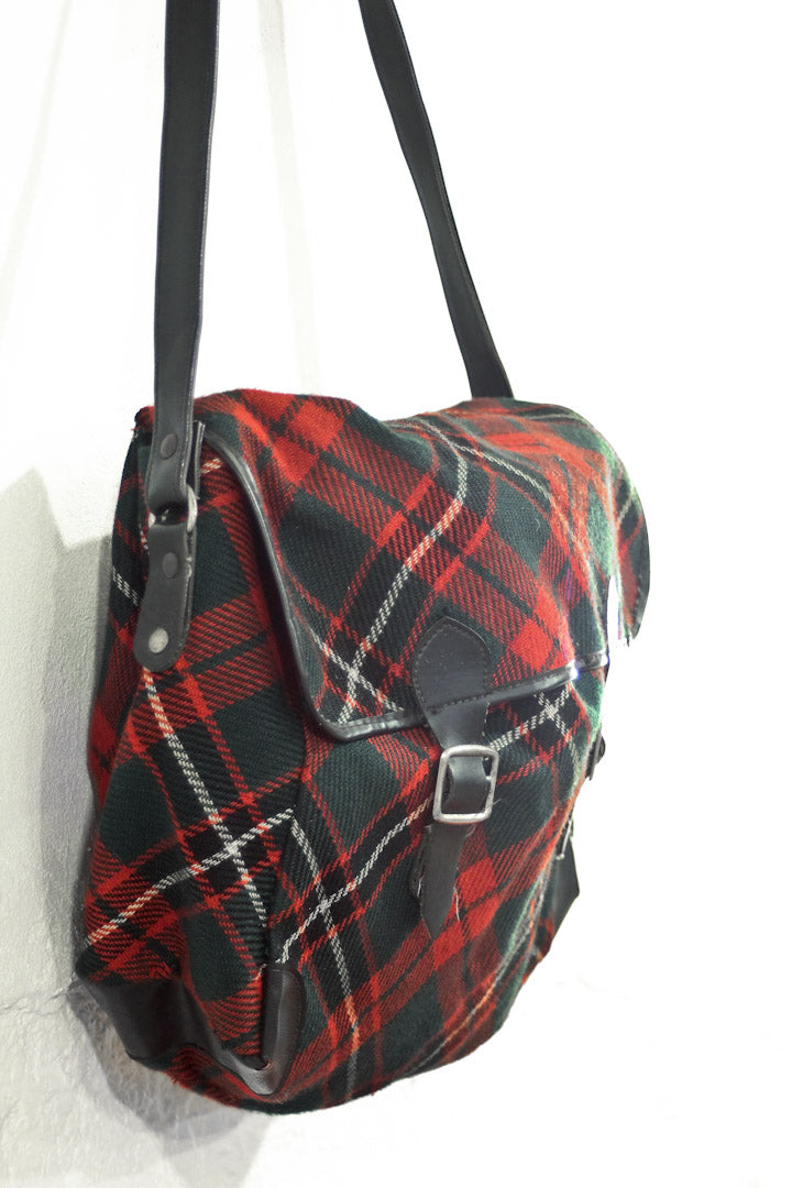 Jaren 60 tartan schoudertas