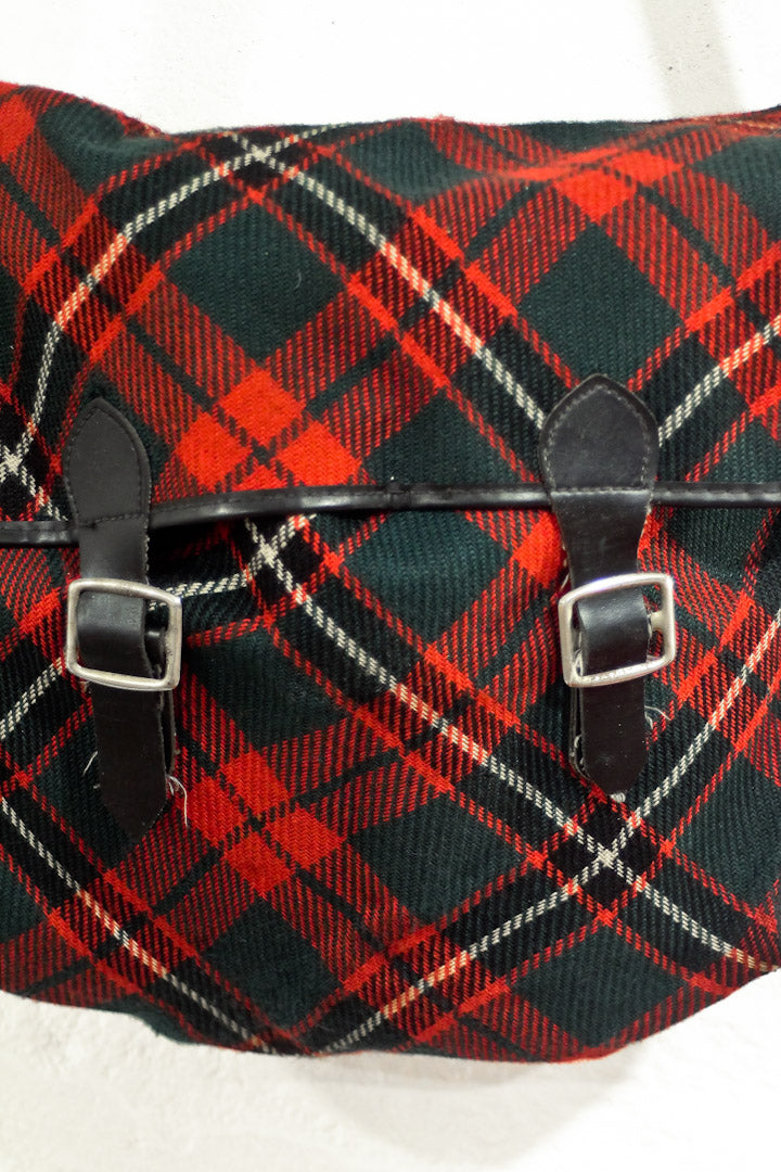Jaren 60 tartan schoudertas