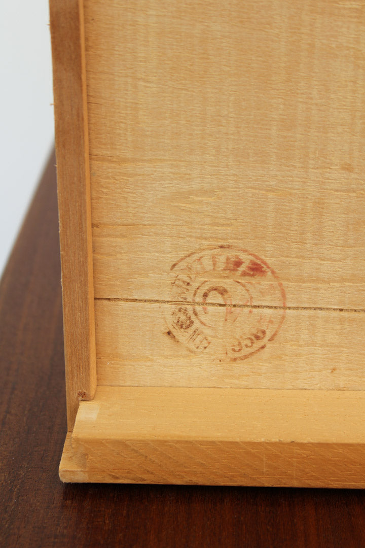 Jaren 60 deens design wandkastje / ladekastje teak