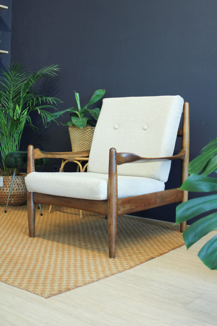 vintage jaren 70 armchair deens design