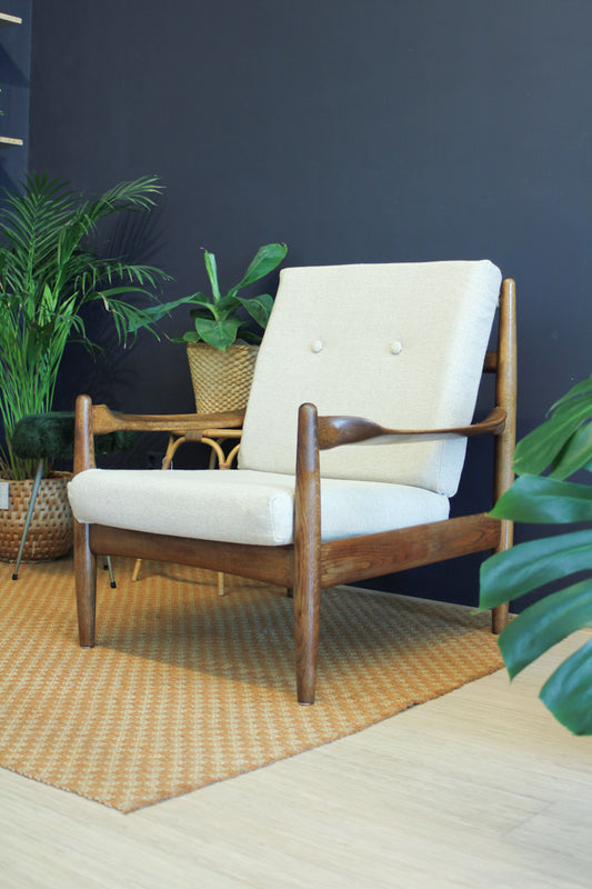 vintage jaren 70 armchair deens design