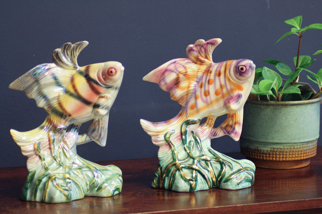Set siervissen uit de jaren 60