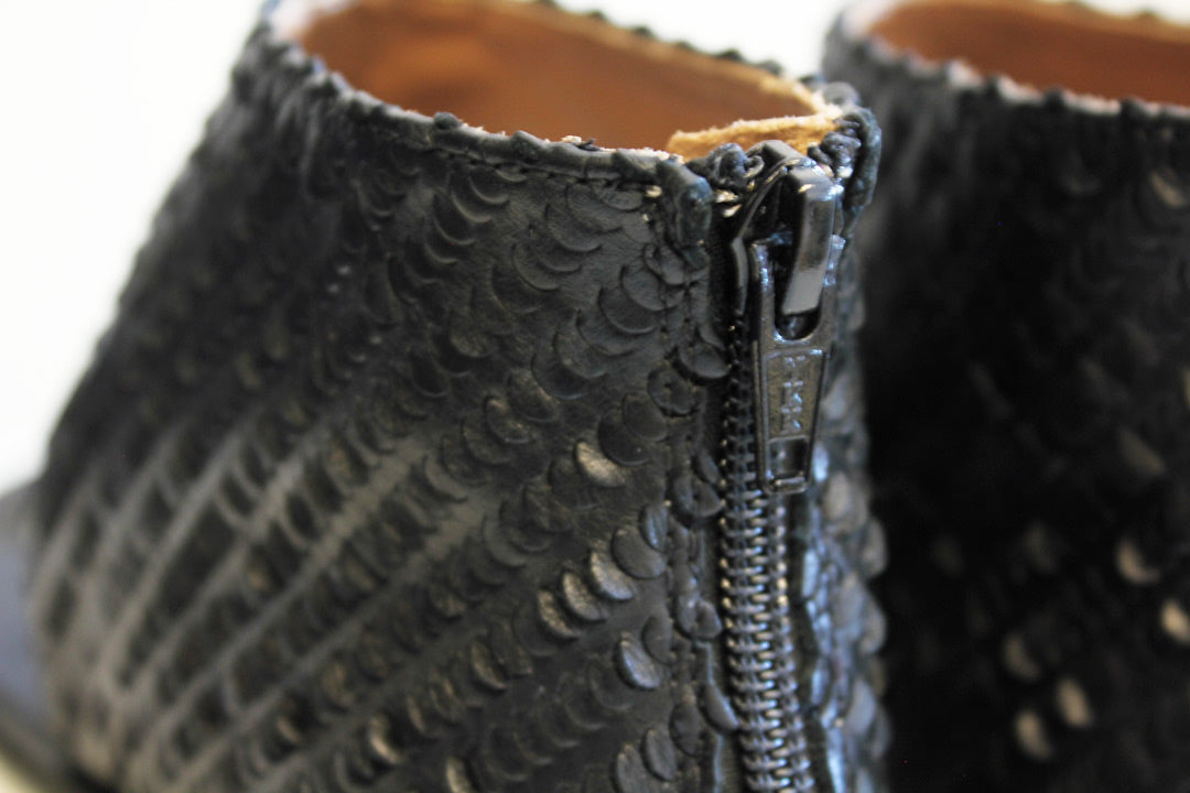 MM6 sandalen zwart slangenleer Maison Martin Margiela maat 36
