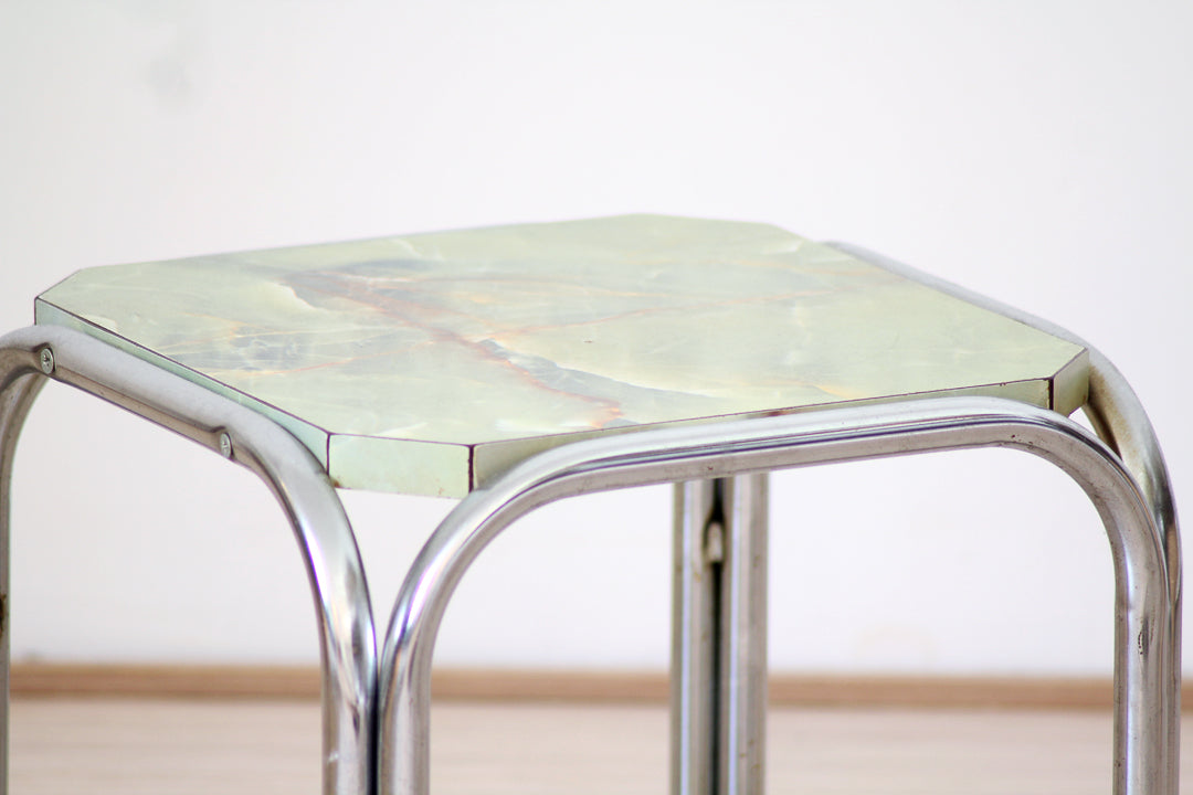 Mintgroene vintage marmer fineer mimiset