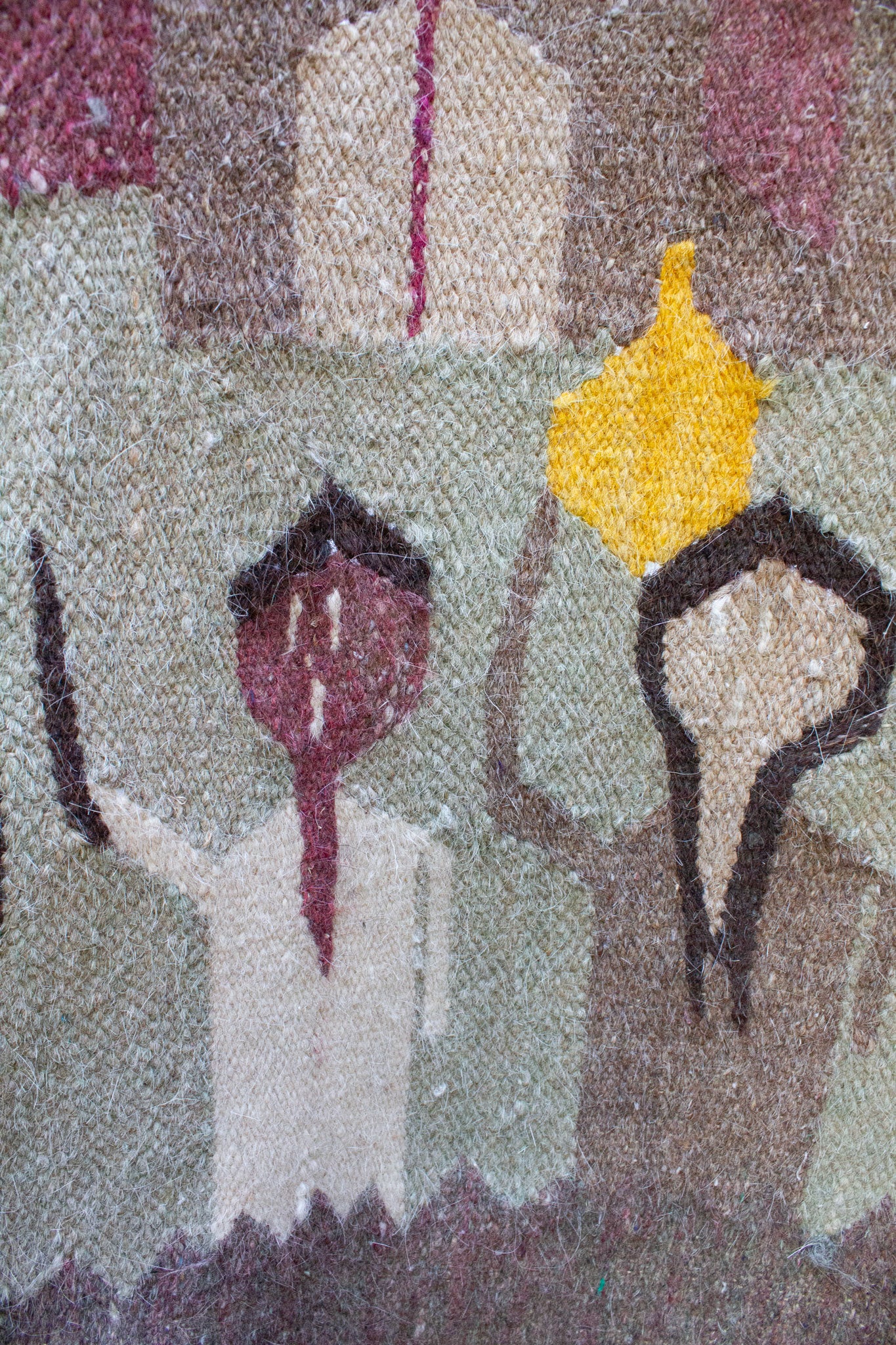 Egyptisch wollen vintage wandkleed met herdersdorp