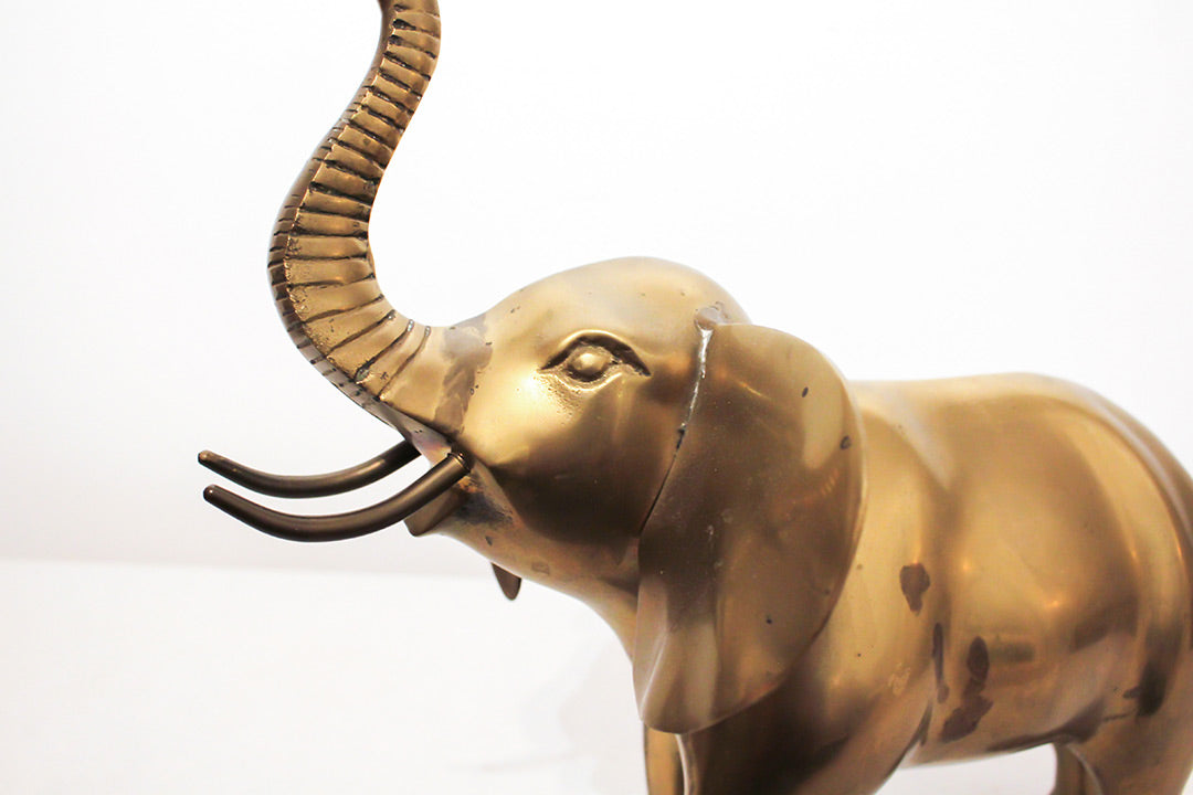 Olifant beeld messing