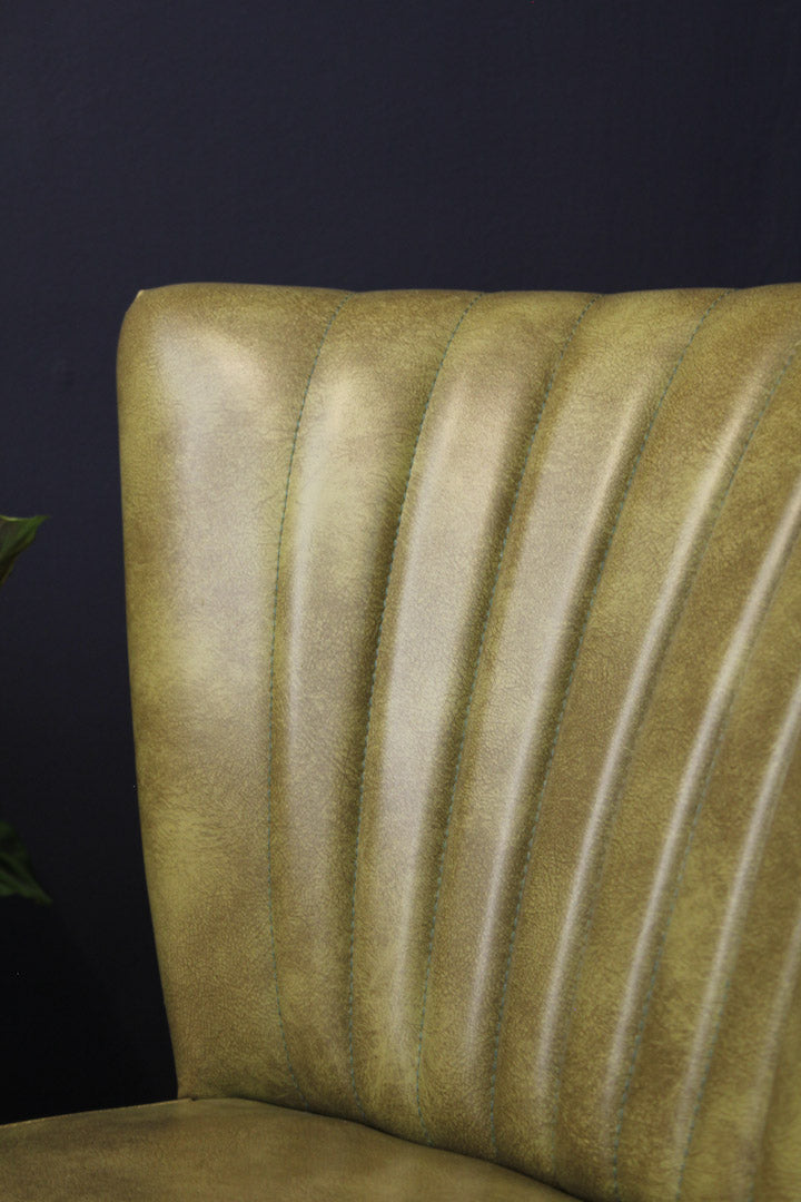Groene cocktail stoeltjes / vintage club chairs jaren 60