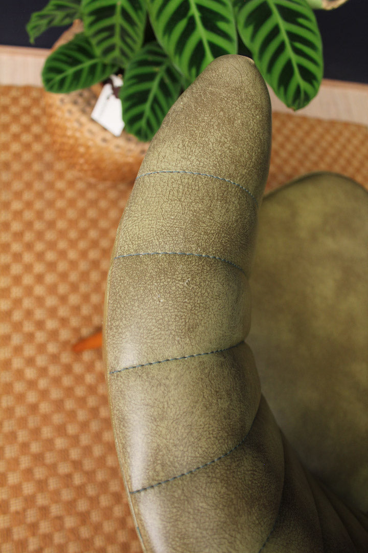 Groene cocktail stoeltjes / vintage club chairs jaren 60