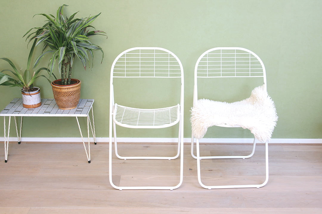 vintage draadstoelen