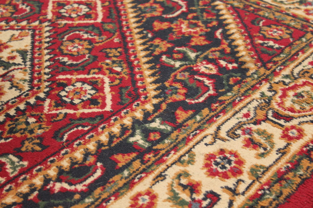 Oriental vloerkleed rood blauw