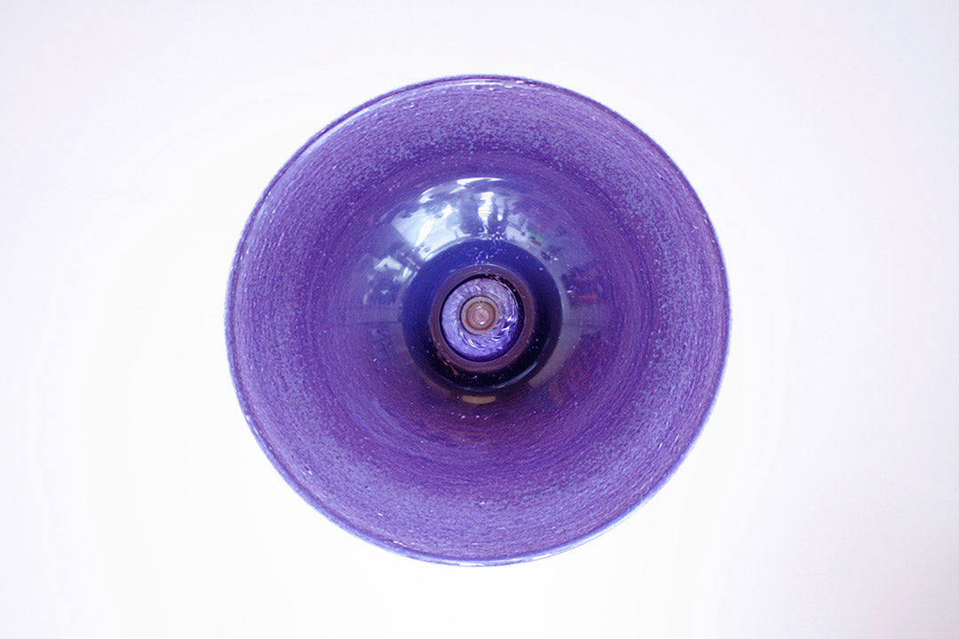 Vintage paarse heksenhoed lamp