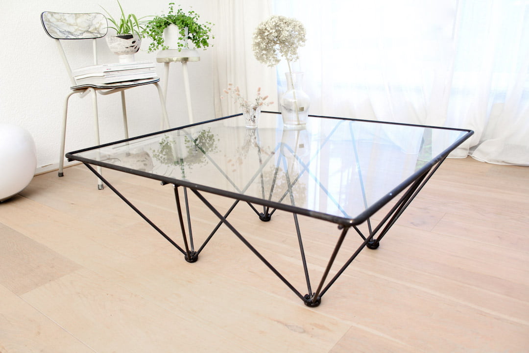 Paolo Piva Alanda stijl salontafel 80x80