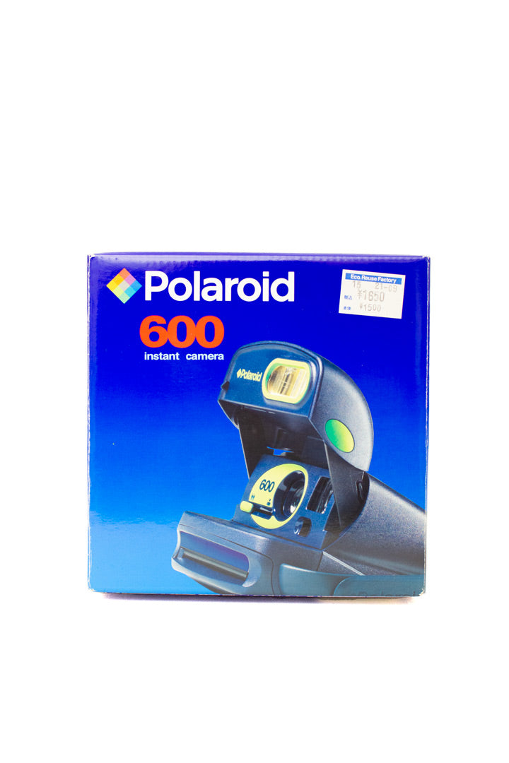 Polaroid 600 instant camera in limoen groen
