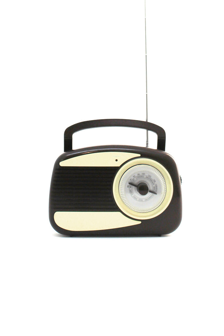 Retro draagbare Radialva radio