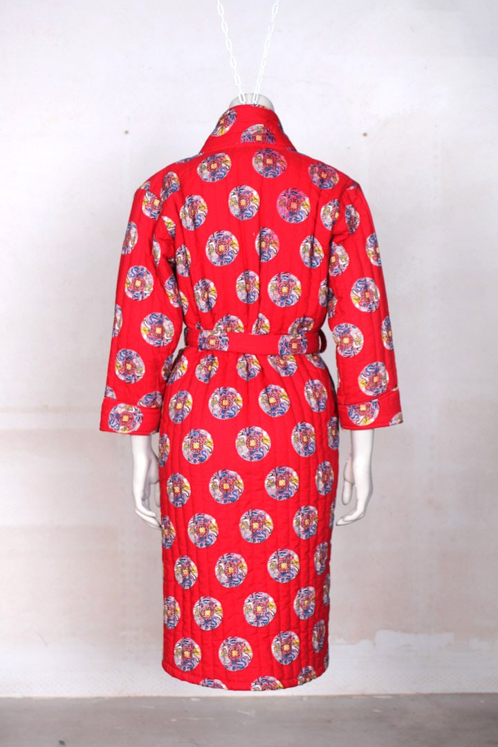 Rode kimono / vintage kamerjas