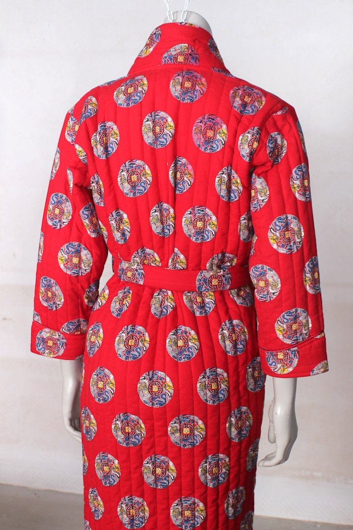 Rode kimono / vintage kamerjas