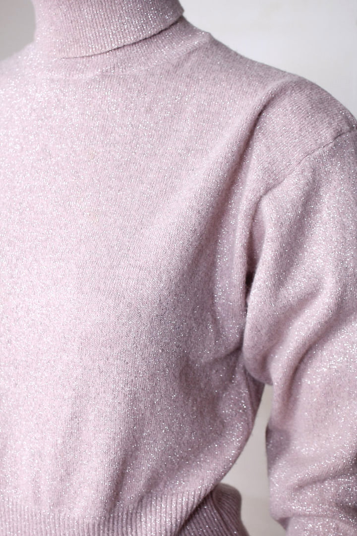 Roze coltrui met lurex glitters