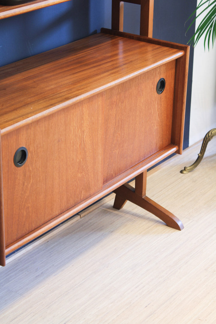Vintage Simpla Lux modulaire kast teak