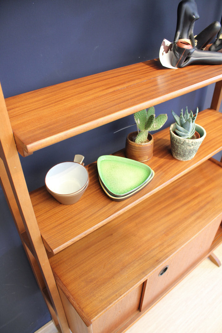 Vintage Simpla Lux modulaire kast teak