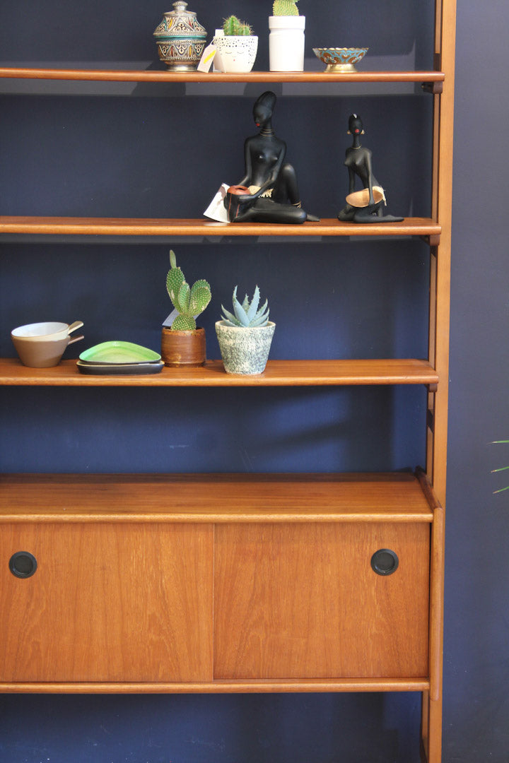 Vintage Simpla Lux modulaire kast teak