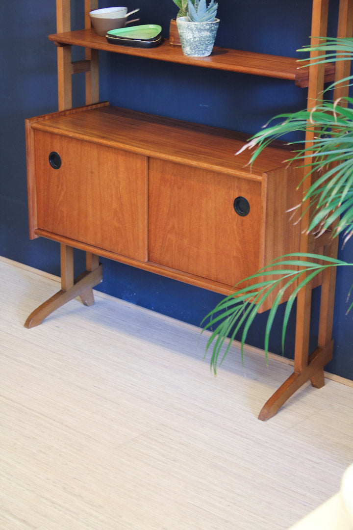Vintage Simpla Lux modulaire kast teak