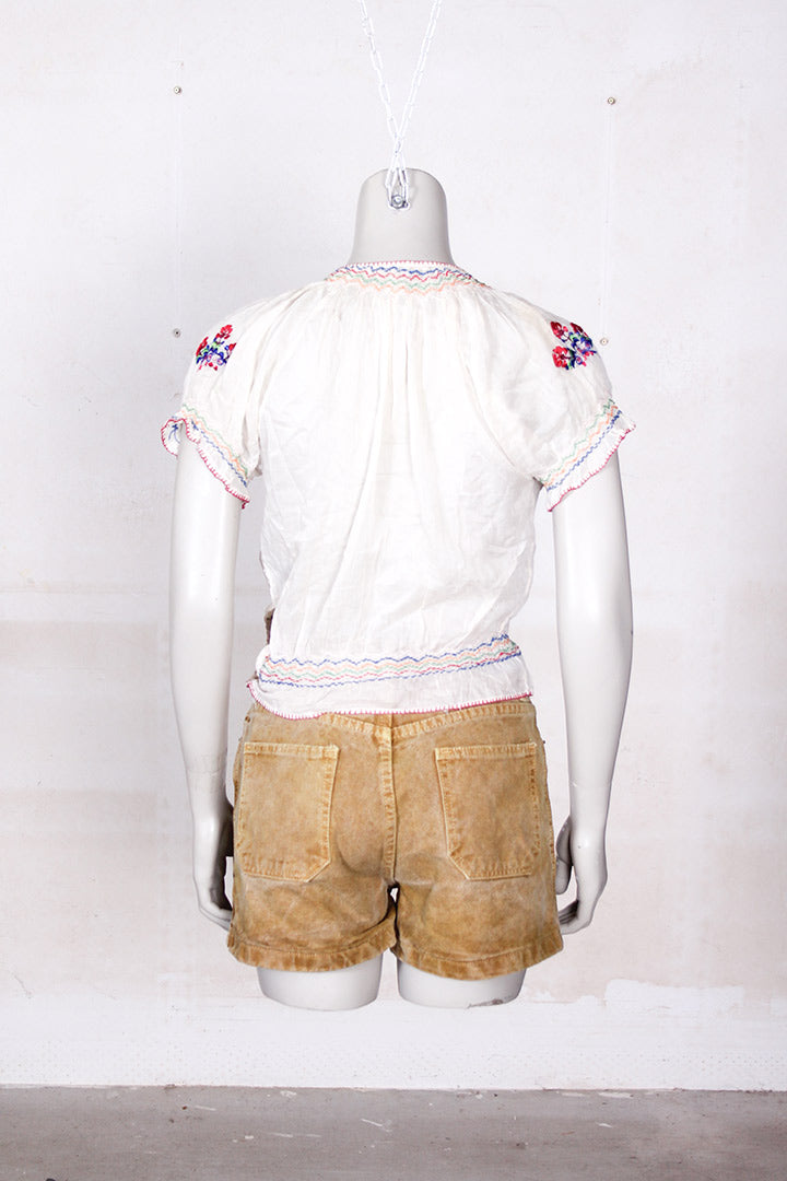 Bohemian geborduurde top jaren 60