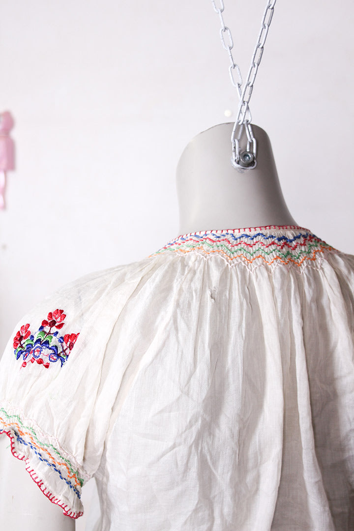 Bohemian geborduurde top jaren 60
