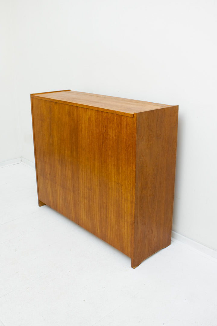 Teakhouten vintage opbergkist/dekenkast