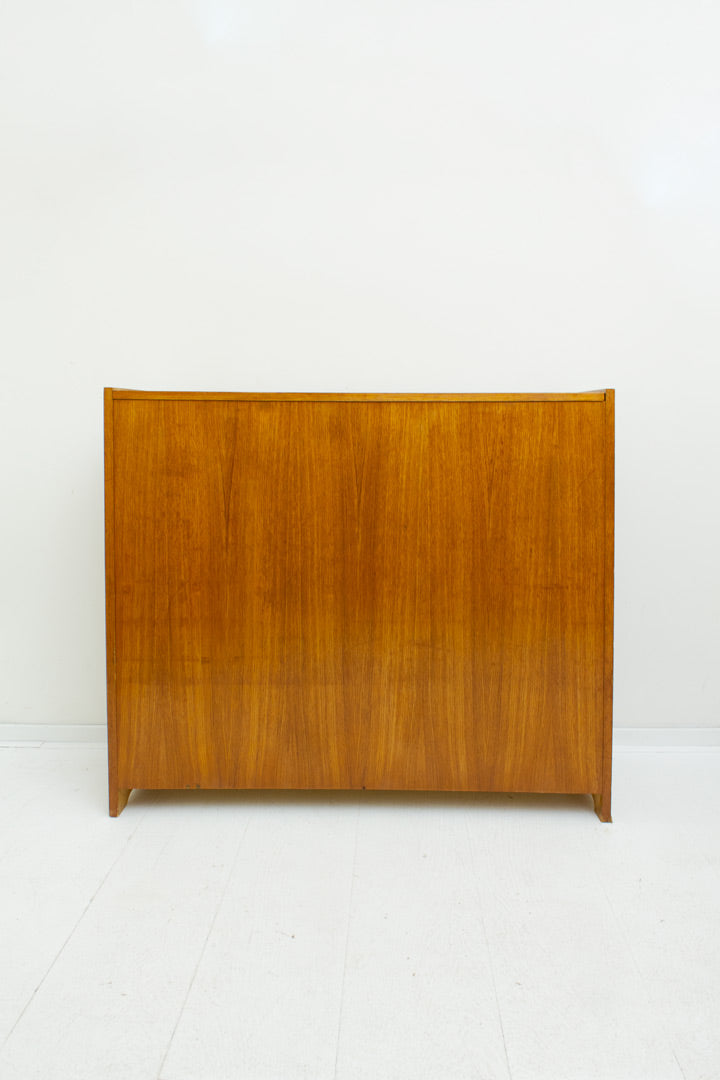 Teakhouten vintage opbergkist/dekenkast