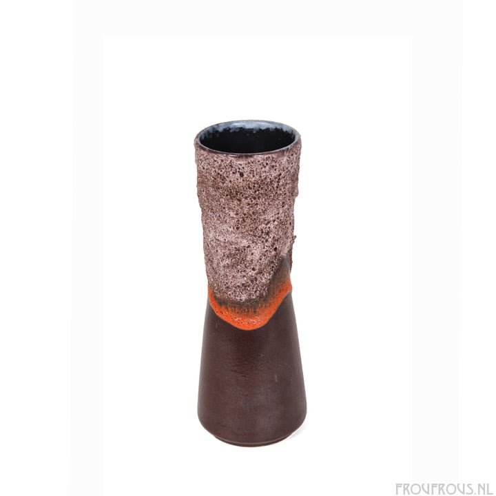 Strehla East Germany fat lava vaas (23)