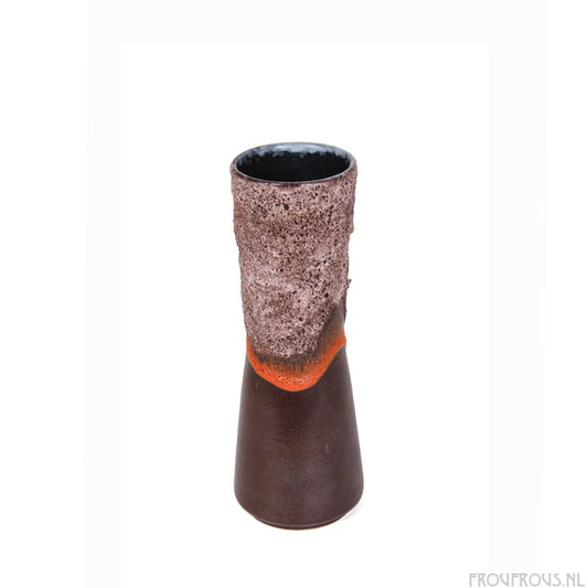 Strehla East Germany fat lava vaas (23)