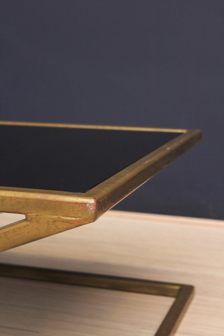Z tafel / messing salontafel vintage